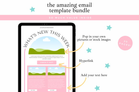 20 Canva Email Template Bundle - Social Canvas