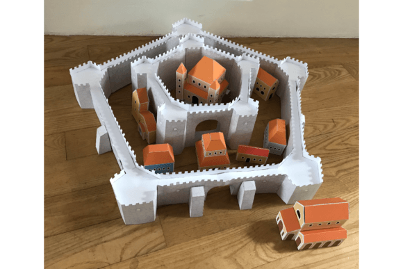 Castle Village Clipart – Fantasy Medieval Town PNGs for Crafts & Designs (MRR) - Social Canvas