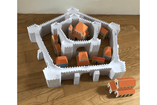 Castle Village Clipart – Fantasy Medieval Town PNGs for Crafts & Designs (MRR) - Social Canvas