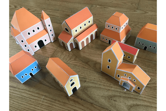 Castle Village Clipart – Fantasy Medieval Town PNGs for Crafts & Designs (MRR) - Social Canvas