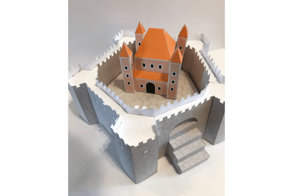 Castle Village Clipart – Fantasy Medieval Town PNGs for Crafts & Designs (MRR) - Social Canvas