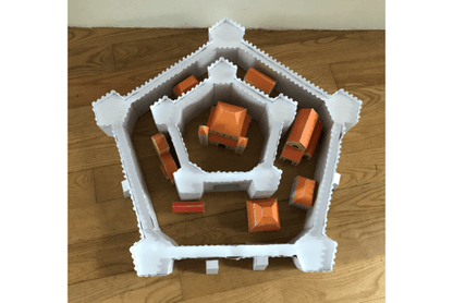 Castle Village Clipart – Fantasy Medieval Town PNGs for Crafts & Designs (MRR) - Social Canvas