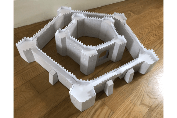 Castle Village Clipart – Fantasy Medieval Town PNGs for Crafts & Designs (MRR) - Social Canvas