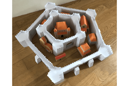 Castle Village Clipart – Fantasy Medieval Town PNGs for Crafts & Designs (MRR) - Social Canvas