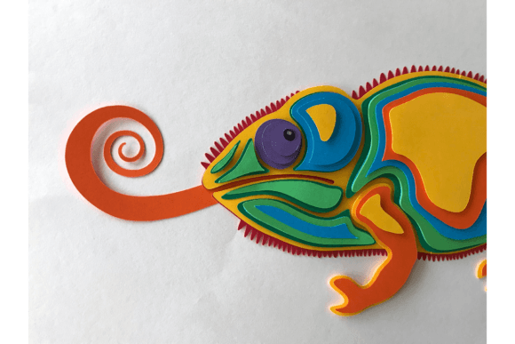 Chameleon Clipart – Colorful Reptile PNGs for Crafts & Digital Designs (MRR) - Social Canvas