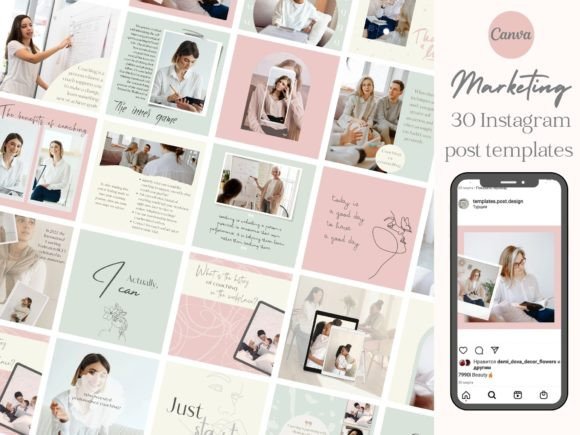 Coach Business Social Media IG Templates - Social Canvas