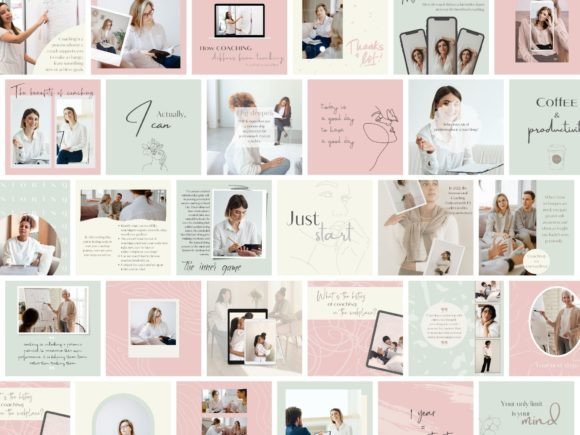 Coach Business Social Media IG Templates - Social Canvas