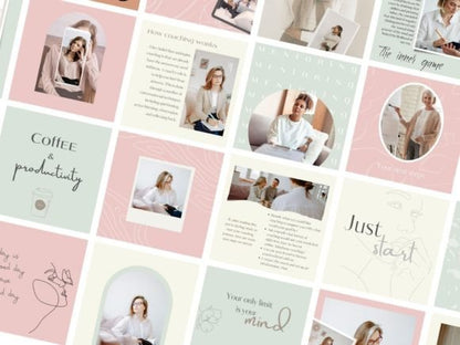 Coach Business Social Media IG Templates - Social Canvas