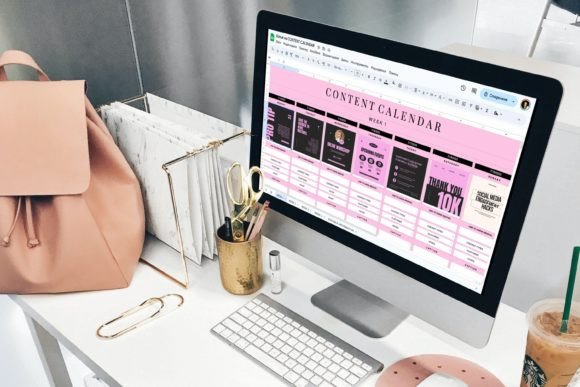 Content Calendar Google Sheets Template – Plan Social Media & Blog Posts Easily (MRR) - Social Canvas