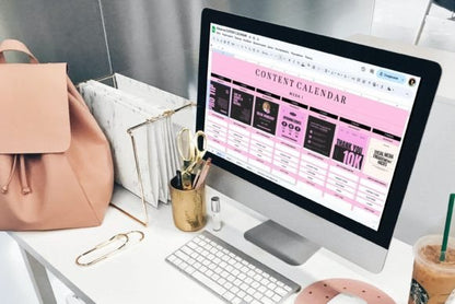 Content Calendar Google Sheets Template – Plan Social Media & Blog Posts Easily (MRR) - Social Canvas