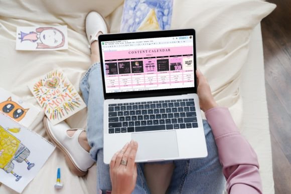 Content Calendar Google Sheets Template – Plan Social Media & Blog Posts Easily (MRR) - Social Canvas