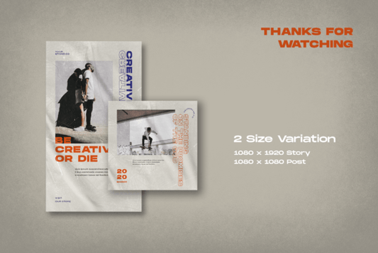 Creaxy Hype Social Media Template - Social Canvas