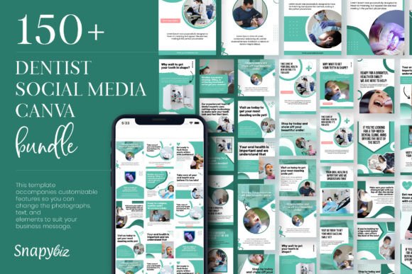 Dental Social Media Template Bundle - Social Canvas