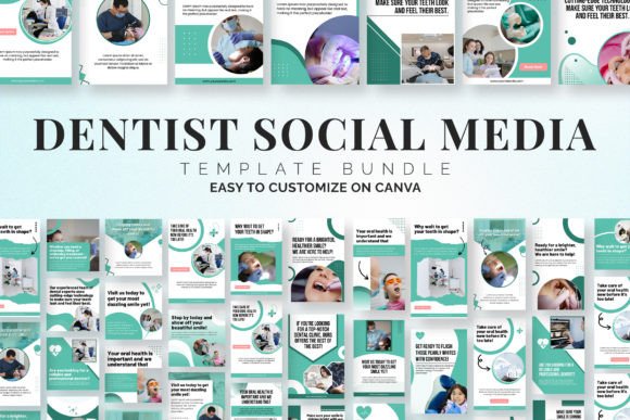 Dental Social Media Template Bundle - Social Canvas