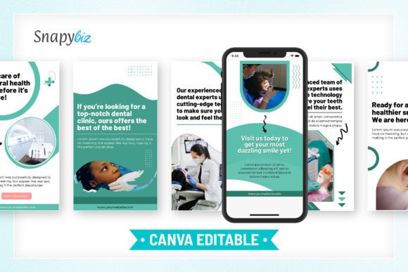 Dental Social Media Template Bundle - Social Canvas
