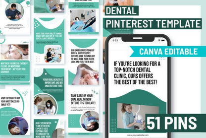 Dental Social Media Template Bundle - Social Canvas