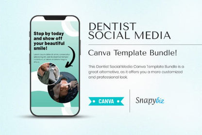 Dental Social Media Template Bundle - Social Canvas