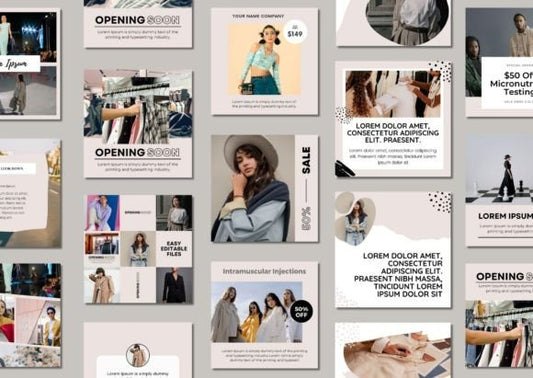 Luxury Fashion Instagram Templates – Editable Canva & PSD Designs (MRR) - Social Canvas