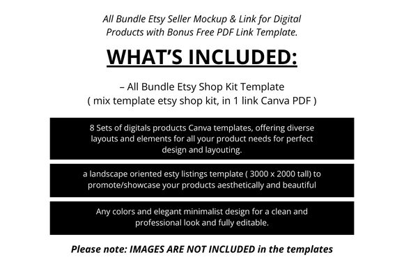 Etsy Shop Branding Kit – 8-in-1 Canva Templates for Banners, Logos & More - Social Canvas