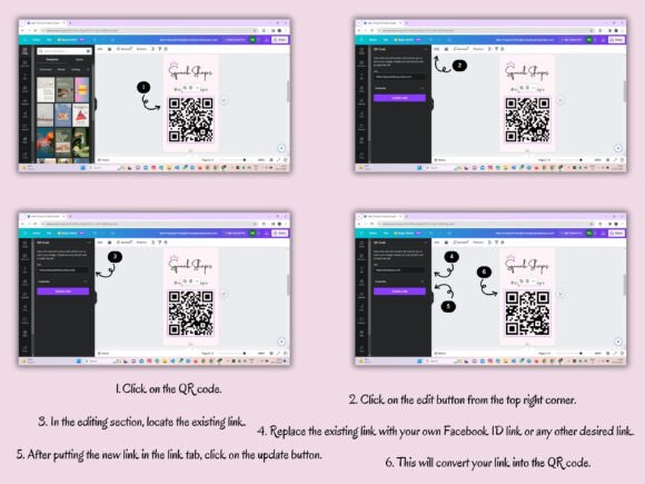Facebook Business Card Canva Template – Editable Digital Contact Card for Entrepreneurs - Social Canvas