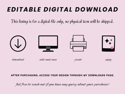 Facebook Business Card Canva Template – Editable Digital Contact Card for Entrepreneurs - Social Canvas