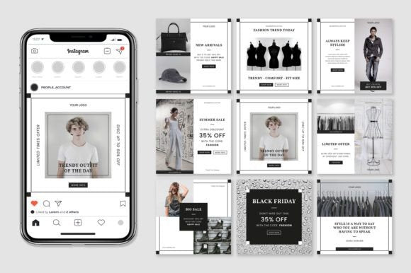 Fashion Trendy Social Media Templates - Social Canvas