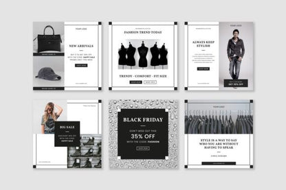 Fashion Trendy Social Media Templates - Social Canvas