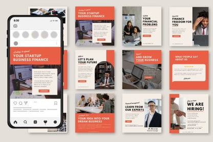 Finance Social Media Templates - Social Canvas
