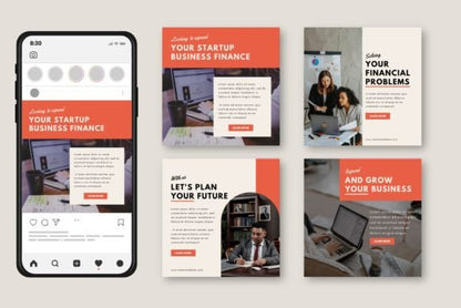 Finance Social Media Templates - Social Canvas