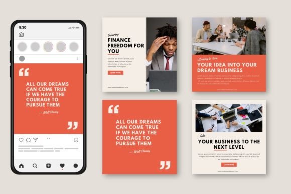 Finance Social Media Templates - Social Canvas