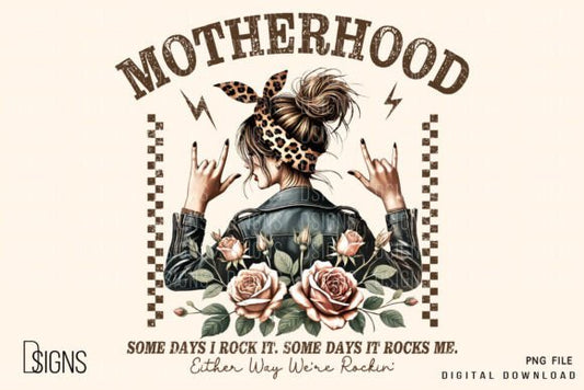 Funny Mother's Day SVG – 'Mama Rock' Quote for Shirts, Mugs & Gifts - Social Canvas