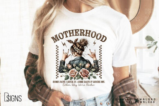 Funny Mother's Day SVG – 'Mama Rock' Quote for Shirts, Mugs & Gifts - Social Canvas