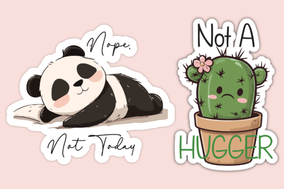 Funny Quote Sticker Bundle – SVG & PNG Files for Cricut, Planners & Crafts - Social Canvas