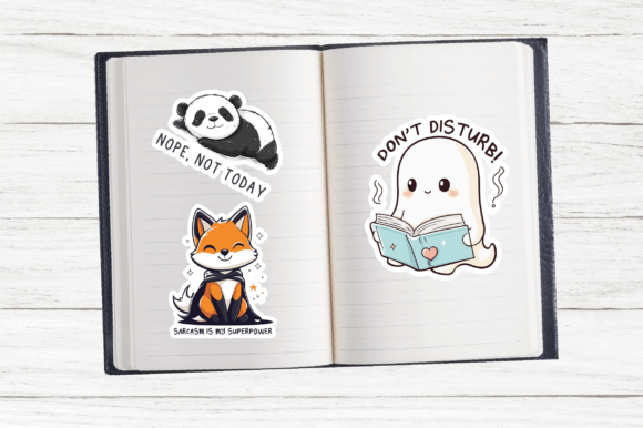 Funny Quote Sticker Bundle – SVG & PNG Files for Cricut, Planners & Crafts - Social Canvas
