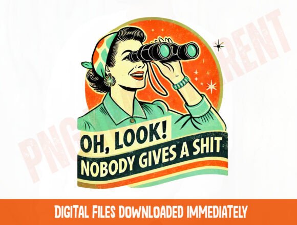 Vintage Humor PNG | Retro Woman Quote (MRR) - Social Canvas