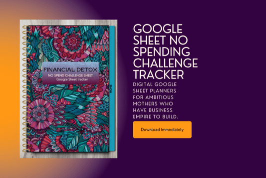 Google Sheets Budget Challenge & Savings Tracker (MRR) - Social Canvas