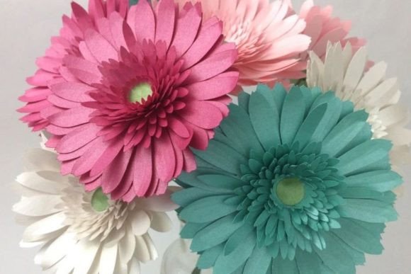 Gerbera Daisy Paper Flower - Social Canvas