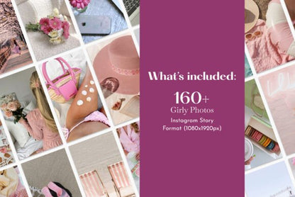Girly Instagram Story Pack – Chic & Stylish Social Media Templates (MRR) - Social Canvas