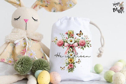 Watercolor He Is Risen Easter Clipart (PNG) (MRR) - Social Canvas