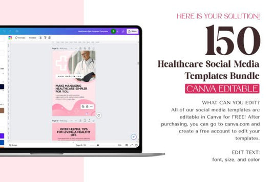 Healthcare Social Media Template Bundle - Social Canvas
