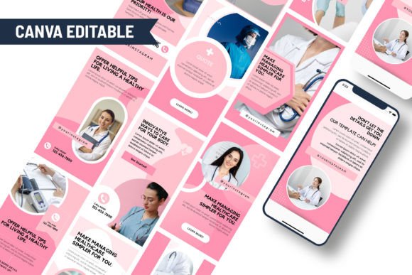 Healthcare Social Media Template Bundle - Social Canvas