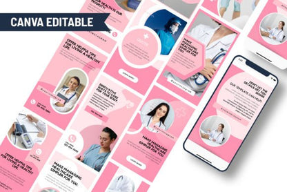 Healthcare Social Media Template Bundle - Social Canvas