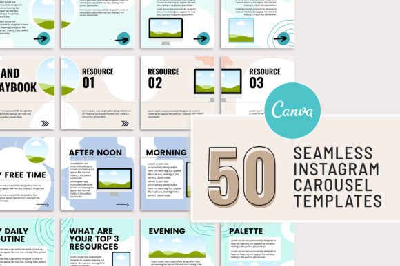 Instagram Carousel Templates – Editable Canva Slides for Engaging Posts (MRR) - Social Canvas