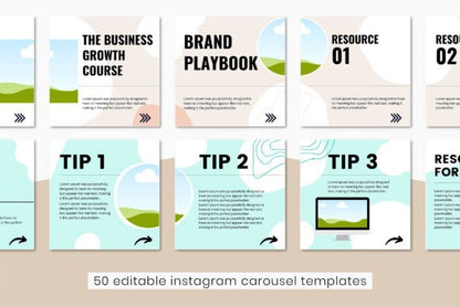 Instagram Carousel Templates – Editable Canva Slides for Engaging Posts (MRR) - Social Canvas