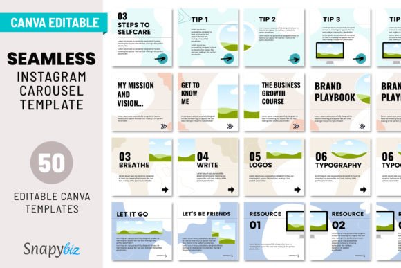 Instagram Carousel Templates – Editable Canva Slides for Engaging Posts (MRR) - Social Canvas
