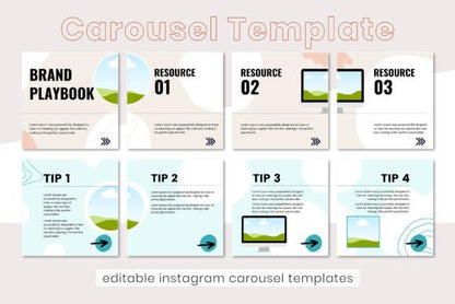 Instagram Carousel Templates – Editable Canva Slides for Engaging Posts (MRR) - Social Canvas
