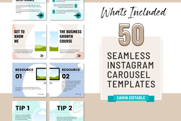 Instagram Carousel Templates – Editable Canva Slides for Engaging Posts (MRR) - Social Canvas