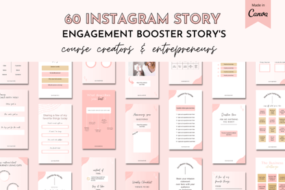 Instagram Engagement Bundle Templates - Social Canvas