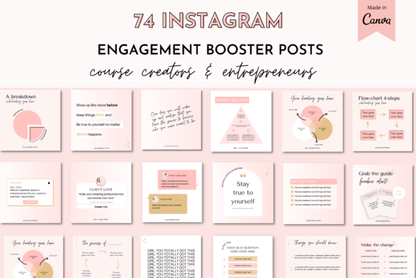Instagram Engagement Bundle Templates - Social Canvas