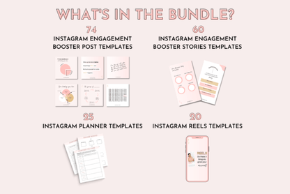 Instagram Engagement Bundle Templates - Social Canvas